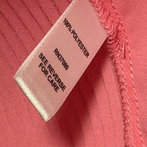 Cato pink Button-Front High-Low Tunic Top Sz 18/20W Lightweight Polyester - Picture 4 of 12